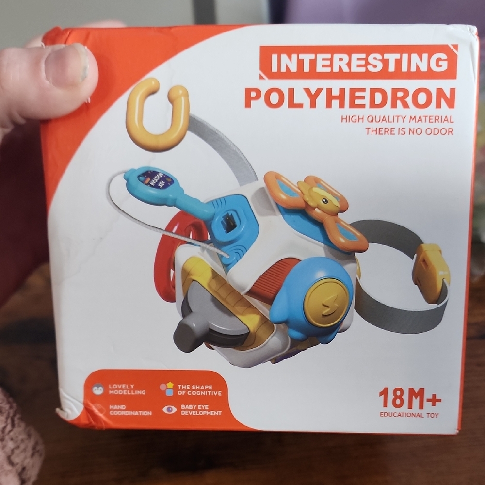 Interesting Polyhedron Educational Toy for Kids - Multicolor 10 In 1 Busy Cube